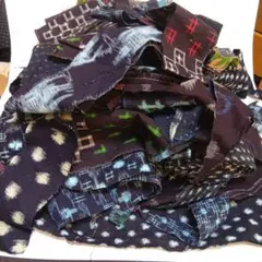 かすり　絣　ハギレ　まとめ売り パッチワーク用