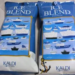 ♫KALDI COFFEE FARM アイスブレンド 200g　2袋セット　粉のサムネイル