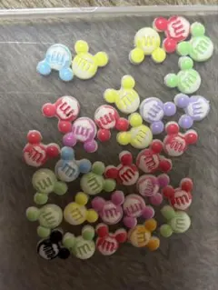 ミッキー型ネイルパーツ 約30個セット