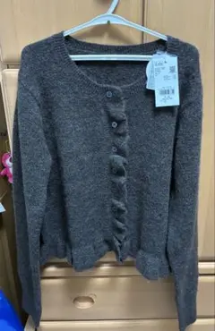 LOWRYSFARM チビフリルカーディガン