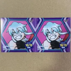 アンデッドアンラック　原作　366日ステッカー　365日ステッカー　シェン　2枚