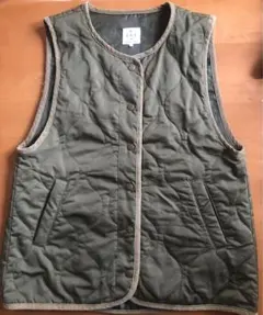 サマンサモス2キルティングベスト オリーブグリーン