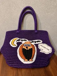 極美品】ラドロー コードバッグ トートバッグ 刺繍 ワッペン 猫