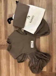 konny 抱っこ紐 ブラウン 収納袋付き