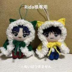 【Rida様専用】　ネコポンチョ　緑&黄色　2点セット