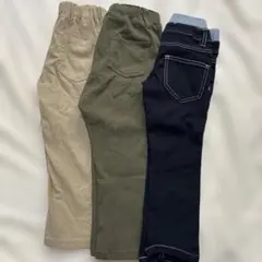 キッズパンツ 100cm 3着セット