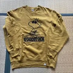 【UNIQLO PEANUTS】 スウェット L ウッドストック スヌーピー