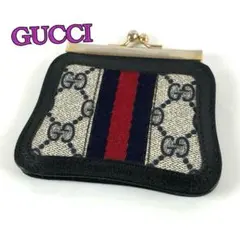 グッチ GGスプリーム シェリーライン コインケース がま口 レディース