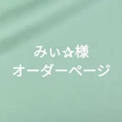 みぃ✰様オーダーページ