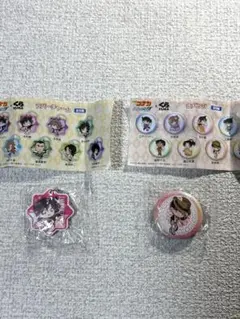 名探偵コナン くら寿司 ラバーチャーム 缶バッジ セット