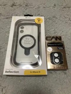 iFace MagSafe Reflection iPhone16 ブラック