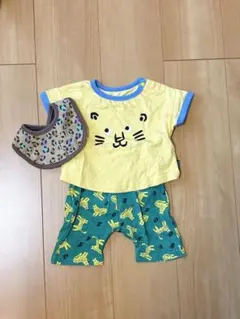 ヒョウ柄Tシャツとパンツとスタイの3点セット 70 breeze