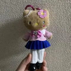 日焼けハローキティ マスコット ぬいぐるみ