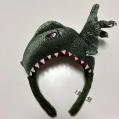 恐竜デザイン グリーンカチューシャ