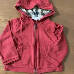 BURBERRY パーカー 80cm レッド