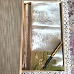 礼装用　婚礼　帯締め　帯揚げ　末広 ほぼ未使用品　美品⚠️お箱無し発送