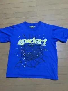 SP5DER Tシャツ ブルー