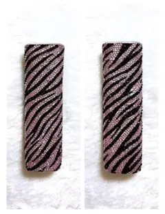 大人気♡IQOSイルマワン　ヒートスティック　デコケース　ピンク　ゼブラ　セット iQOSイルマワンケース デコ ピンク×ブラック ゼブラ柄 アイコス