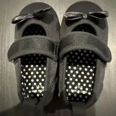 黒いリボン付きフォーマルシューズ 15.0cm