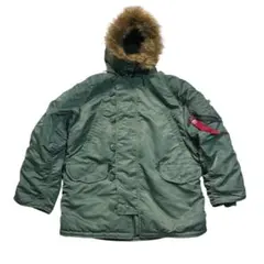 アルファインダストリーズ フライトジャケット N-3B カーキ ファー 50周年