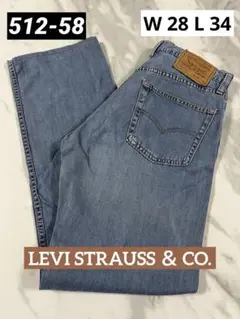 Levi Strauss & Co. ストレートデニム 28インチ 34インチ