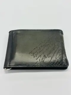 定価11.3万円 ベルルッティ 財布 カリグラフィ マネークリップのサムネイル