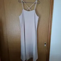 LEPSIMベージュ キャミワンピース Fサイズ