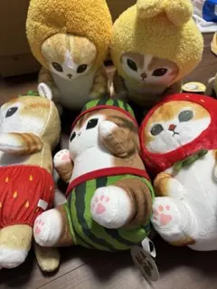 モフサンド ひまわりにゃん＆プレミアムドームクッション 4点セット