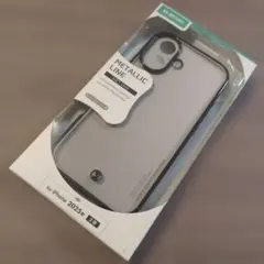 iPhone17用 METALLIC LINE ブラックグレージュフレーム