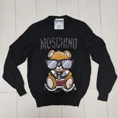 MOSCHINO モスキーノ テディベア プルオーバー パーカー 白 14Y - メルカリ