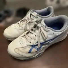 ASICS スニーカー LAZERBEAM 水色　22センチ