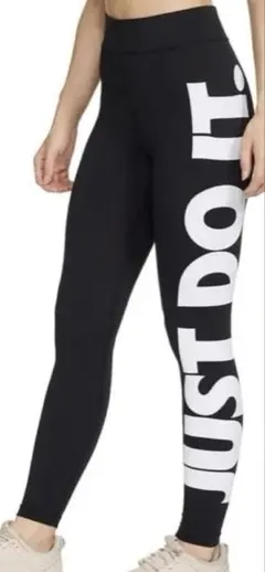 Nike ロゴ入りレギンス xsサイズ　just do it