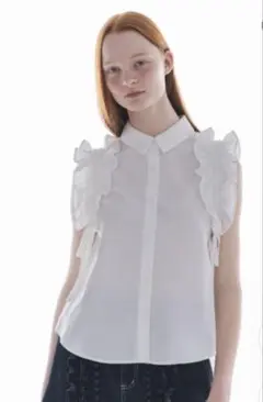 idem drawstring ribbon shirt