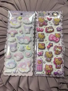 My Melody & Hello Kitty シールセット