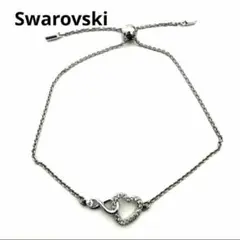 【閉店SALE】Swarovski インフィニティハート クリスタルブレスレット