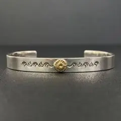 ARIZONA FREEDOM B-13b K18太陽神 シルバー 唐草バングル