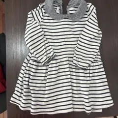 PETIT BATEAU ボーダーワンピース 18m/81cm