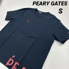 【美品】PEARLY GATES レディース 半袖Tシャツ ネイビー S