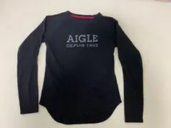 AIGLE 黒 長袖カットソー36