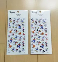 2点セット ミッキー＆フレンズ ぷっくりシール キャンドゥ ディズニーのサムネイル