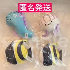 Qualia 海の生き物 ぬいぐるみ 4個セット