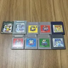 ポケットモンスター　ゲームソフト　ゲームボーイ　9点　まとめ売り