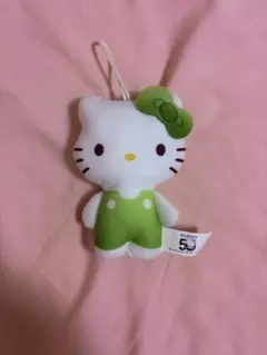 ハローキティ ぬいぐるみ 緑色