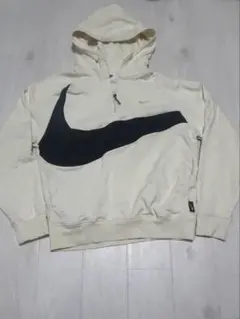 Nike パーカー archive cream ビッグスウッシュ