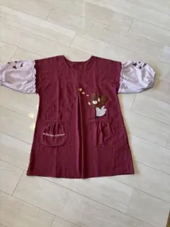 学研　くまのがっこう　保育士　チュニックエプロン　七分袖