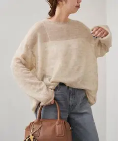 新品　Spick and Span プルオーバー　ベージュ