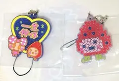一番くじ たまごっち F賞 きらきらラバーチャーム いちごっち 2種