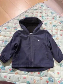 フード付きネイビーアウター 95cm未満　POLO baby