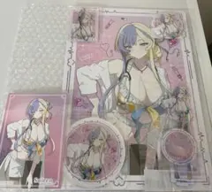 アクリルスタンド ブロマイド 睡蓮 閃乱カグラ 爆乳ハイパーWEBくじ セット