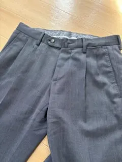 PT01 サキソニー　ウールフランネル　ストレッチ　トラウザーズ　44